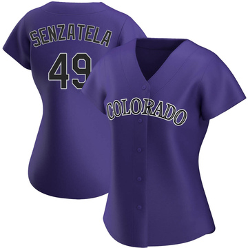 Authentic Antonio Senzatela Women's Colorado Rockies Purple Alternate Jersey